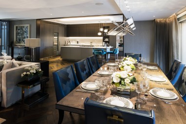 The Brummell Penthouse: Kitchen and dining