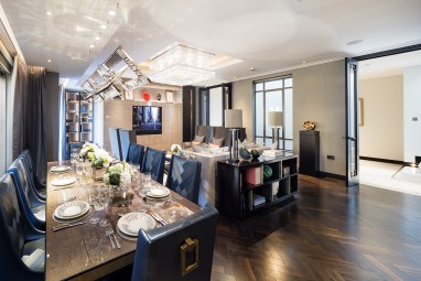 The Brummell Penthouse: Living and dining