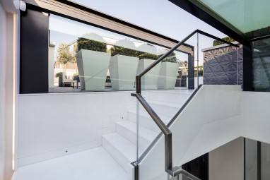 The Brummell Penthouse: Roof terrace entrance