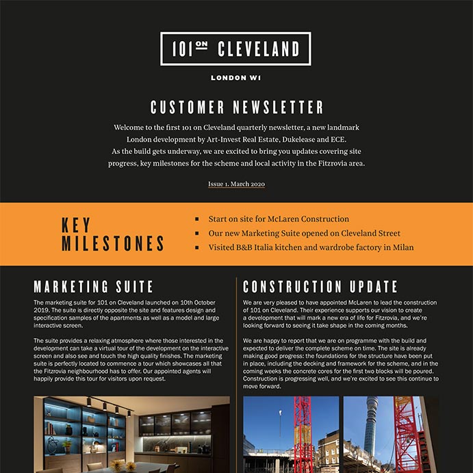 101 on Cleveland 1st Quarterly Newsletter