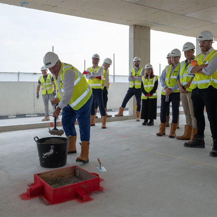 101 on Cleveland Topping Out Ceremony